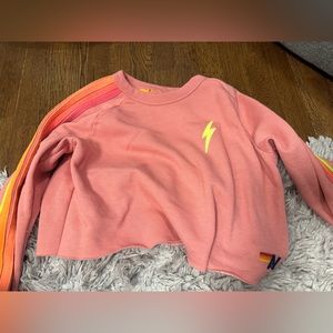 AVIATOR NATION CROPPED SWEATSHIRT SIZE SMALL SOLD OUT EVERYWHERE